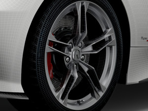 Acura NSX Type S 2022 wheel Modelo 3D