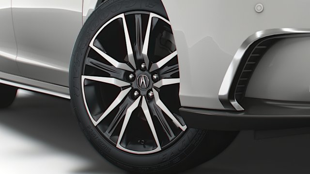 Acura RLX SH AWD 2021 wheel 3Dモデル .c4d .max .obj .3ds .fbx .stl .blend 
