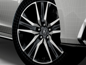 Acura RLX SH AWD 2021 wheel 3Dモデル
