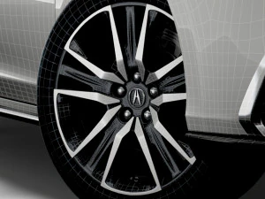 Acura RLX SH AWD 2021 wheel 3D Model