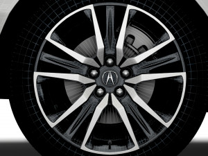 Acura RLX SH AWD 2021 wheel 3Dモデル