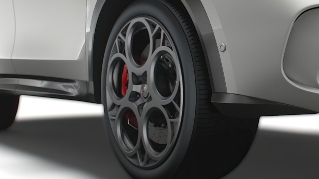 Alfa Romeo Tonale Veloce 965 2022 wheel 3D-Modell .c4d .max .obj .3ds .fbx .stl .blend 