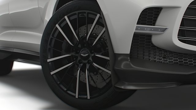Aston Martin DBX 707 2023 wheel 3D Model .c4d .max .obj .3ds .fbx .stl .blend 