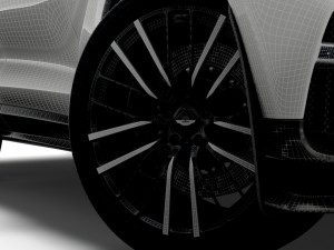 Aston Martin DBX 707 2023 wheel 3D Model