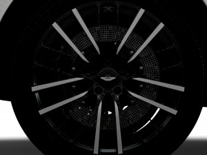 Aston Martin DBX 707 2023 wheel 3D Model