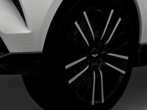 Aston Martin DBX 707 2023 wheel 3D Model