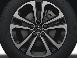 Citroen Berlingo Multispace 2021 wheel Modèle 3D