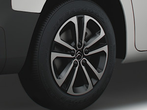 Citroen Berlingo Multispace 2021 wheel Modèle 3D