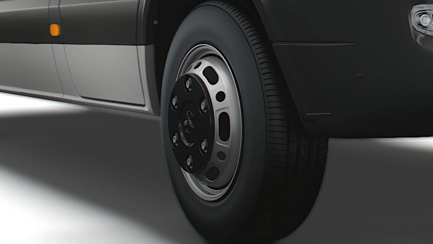 Dodge Sprinter Van 2009 wheel 3D Model .c4d .max .obj .3ds .fbx .stl .blend 