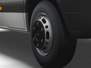 Dodge Sprinter Van 2009 wheel 3D Model