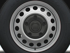 Fiat Scudo 2022 wheel 3D Model
