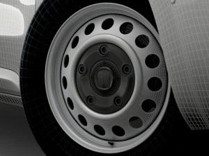 Fiat Scudo 2022 wheel 3D Model