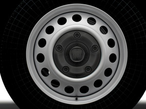 Fiat Scudo 2022 wheel 3Dモデル