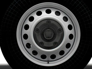 Fiat Scudo 2022 wheel 3D Model