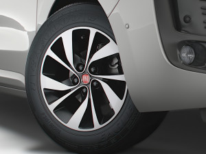 Fiat Ulysse 2022 wheel 3D Model