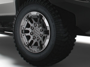 GMC Hummer EV Pickup 2022 wheel 3D Model