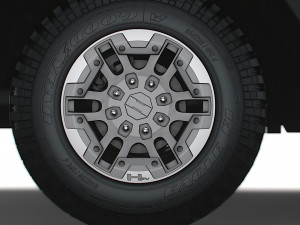 GMC Hummer EV Pickup 2022 wheel 3D Model