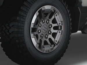 GMC Hummer EV Pickup 2022 wheel 3D Model