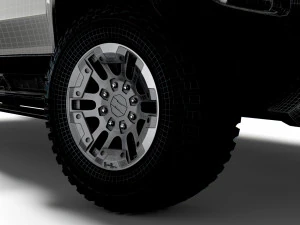 GMC Hummer EV Pickup 2022 tekerleği 3D Model