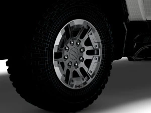 GMC Hummer EV Pickup 2022 tekerleği 3D Model