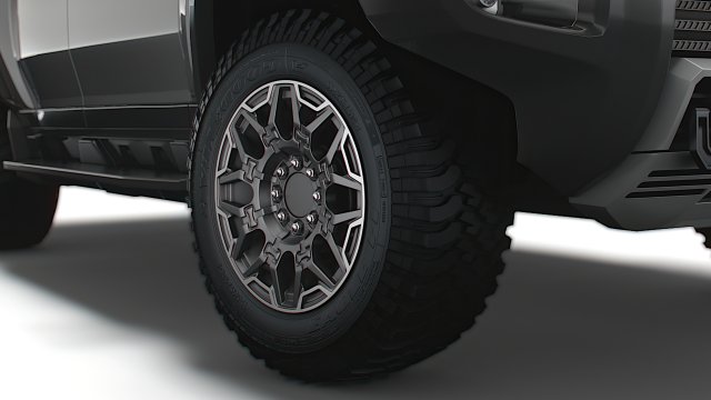 GMC Hummer EV Pickup Edition 1 2022 wheel 3D मॉडल .c4d .max .obj .3ds .fbx .stl .blend 