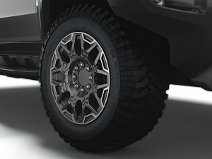 GMC Hummer EV Pickup Edition 1 2022 wheel 3D Model