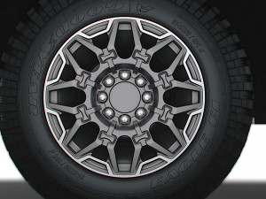 GMC Hummer EV Pickup Edition 1 2022 wheel 3D मॉडल