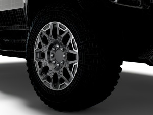 GMC Hummer EV Pickup Edition 1 2022 wheel 3D मॉडल