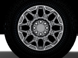 GMC Hummer EV Pickup Edition 1 2022 wheel 3D मॉडल