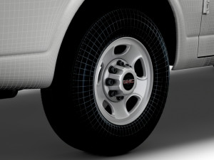 GMC Savana 2022 wheel 3D Модель