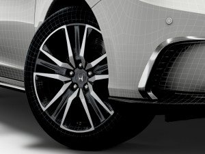 Honda Legend Hybrid 2021 wheel Modelo 3D
