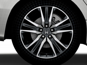 Honda Legend Hybrid 2021 wheel Modelo 3D