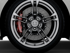 Honda NSX Type S 2022 wheel 3D Model