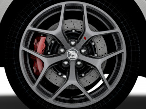 HSV GTS R W1 Sedan 2022 wheel 3D Model