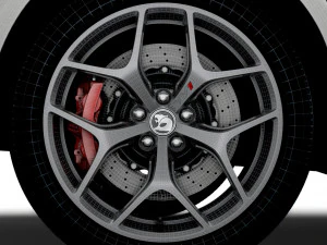 HSV GTS R W1 Sedan 2022 wheel 3D Model