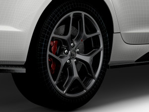 HSV GTS R W1 Sedan 2022 wheel 3D Model