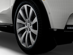 Lincoln Corsair 2020 wheel 3D Model