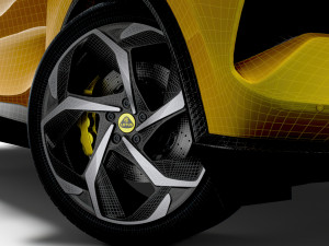 Lotus Eletre 2023 wheel Modello 3D