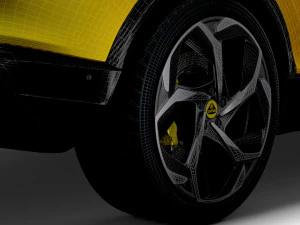 Lotus Eletre 2023 wheel 3D Model