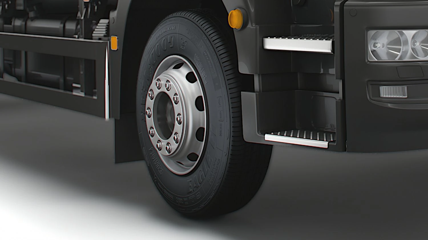 MAN TGM 2019 wheel 3D Model .c4d .max .obj .3ds .fbx .stl .blend
