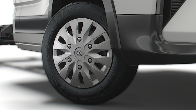 Maxus Deliver 9 Chassis 2022 wheel 3D Model .c4d .max .obj .3ds .fbx .stl .blend 