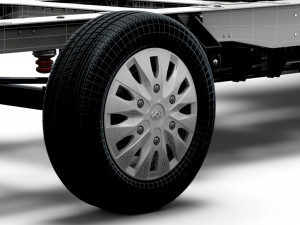 Maxus Deliver 9 Chassis 2022 wheel 3D Model