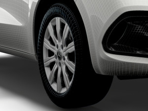Mercedes Benz Citan 2022 wheel 3D 모델