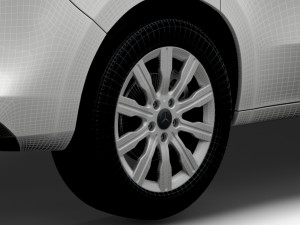 Mercedes Benz Citan 2022 wheel 3D 모델