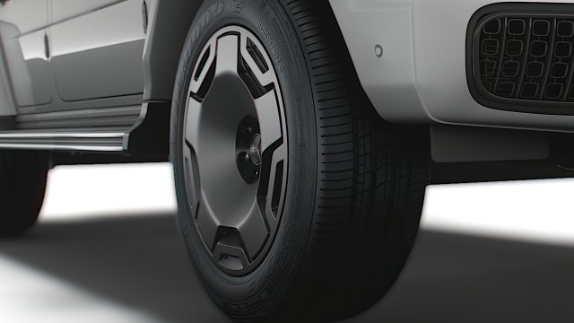 Mercedes Benz Concept EQG 2022 wheel Model 3D .c4d .max .obj .3ds .fbx .stl .blend 