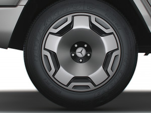 Mercedes Benz Concept EQG 2022 wheel Model 3D