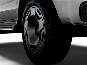Mercedes Benz Concept EQG 2022 wheel Model 3D