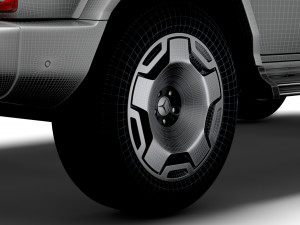 Mercedes Benz Concept EQG 2022 wheel Model 3D