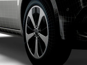 Mercedes Benz EQV Cargo Van 2021 wheel 3D Model