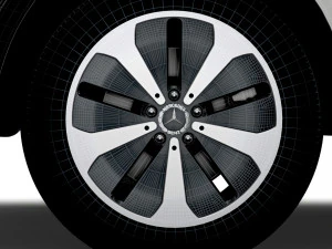 Mercedes Benz EQV Cargo Van 2021 wheel 3D Model